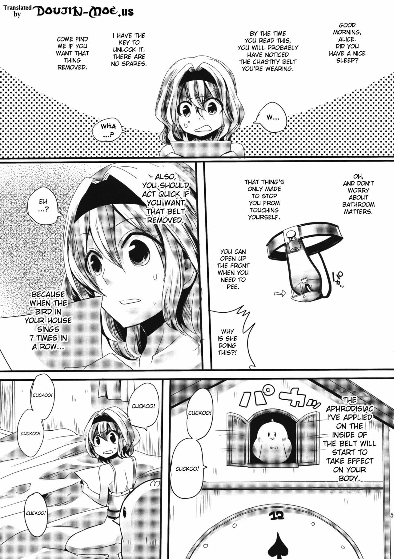 (Reitaisai 8) [DOUMOU] Yuuka ga do S de Alice ga M de | Yuuka is a Sadist, While Alice is a Masochist (Touhou Project) [English] {doujin-moe.us} page 4 full