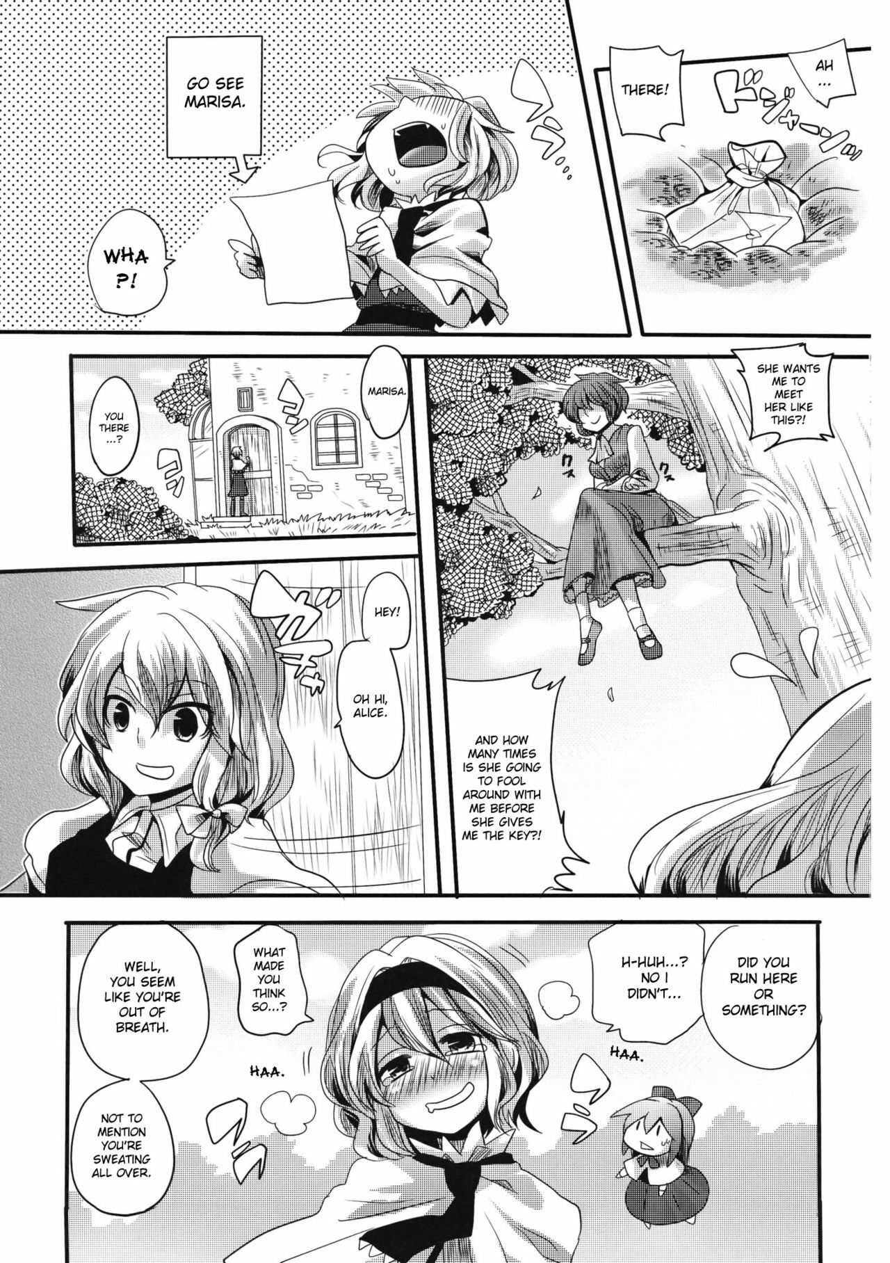 (Reitaisai 8) [DOUMOU] Yuuka ga do S de Alice ga M de | Yuuka is a Sadist, While Alice is a Masochist (Touhou Project) [English] {doujin-moe.us} page 6 full