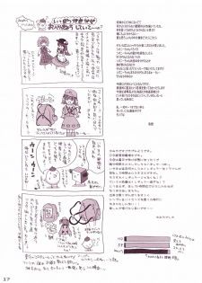 (Reitaisai 8EX) [Kinetoscope (Chourui, Yukarigawa Yumiya)] Kinetoscope Rough Sketch 07 (Touhou Project) - page 17