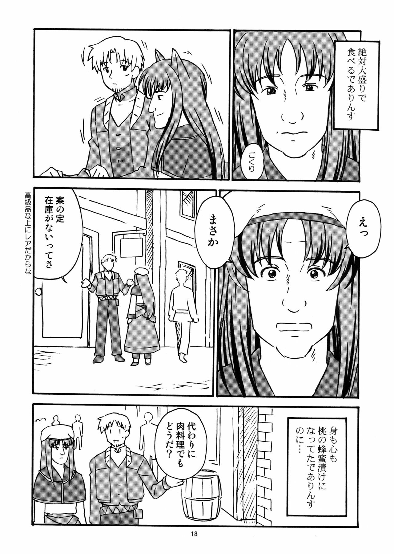 [Circle Credit (Benjamin, Akikan, Muichimon, NAL)] Ookami to Mimi to Shippo (Spice and Wolf) page 17 full