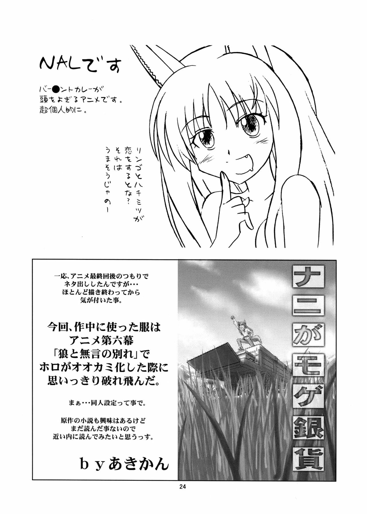 [Circle Credit (Benjamin, Akikan, Muichimon, NAL)] Ookami to Mimi to Shippo (Spice and Wolf) page 23 full