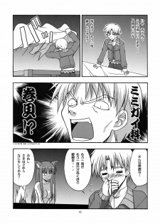 [Circle Credit (Benjamin, Akikan, Muichimon, NAL)] Ookami to Mimi to Shippo (Spice and Wolf) - page 12