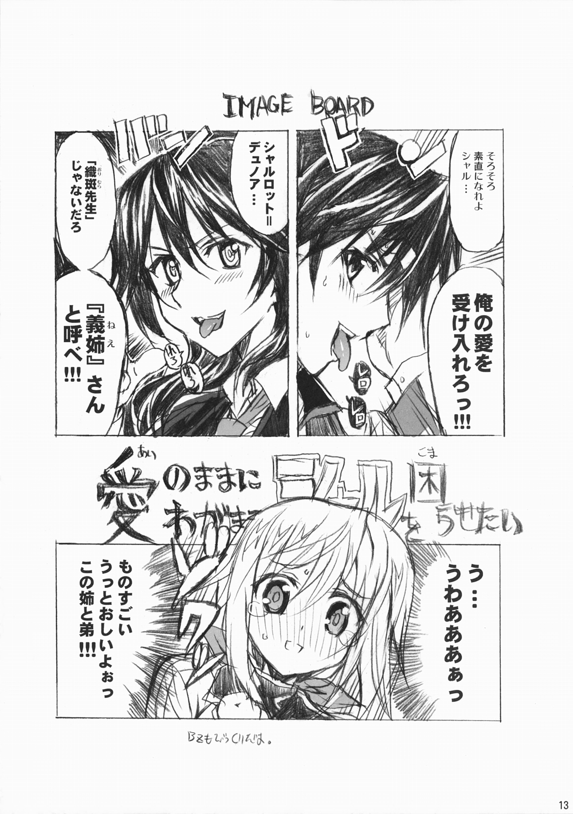 (COMIC1☆5) [Neko-bus Tei, Studio TRC, Black Shadow] OH!MY PIGS (Infinite Stratos) page 12 full