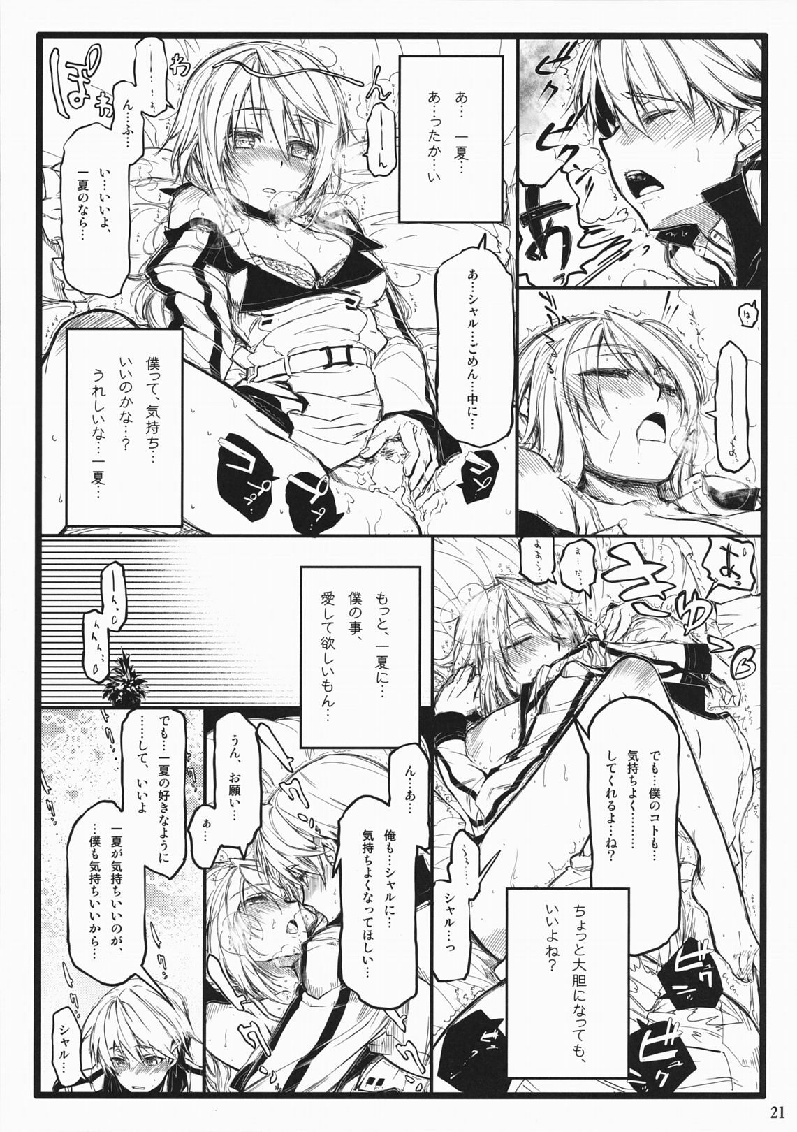 (COMIC1☆5) [Neko-bus Tei, Studio TRC, Black Shadow] OH!MY PIGS (Infinite Stratos) page 21 full