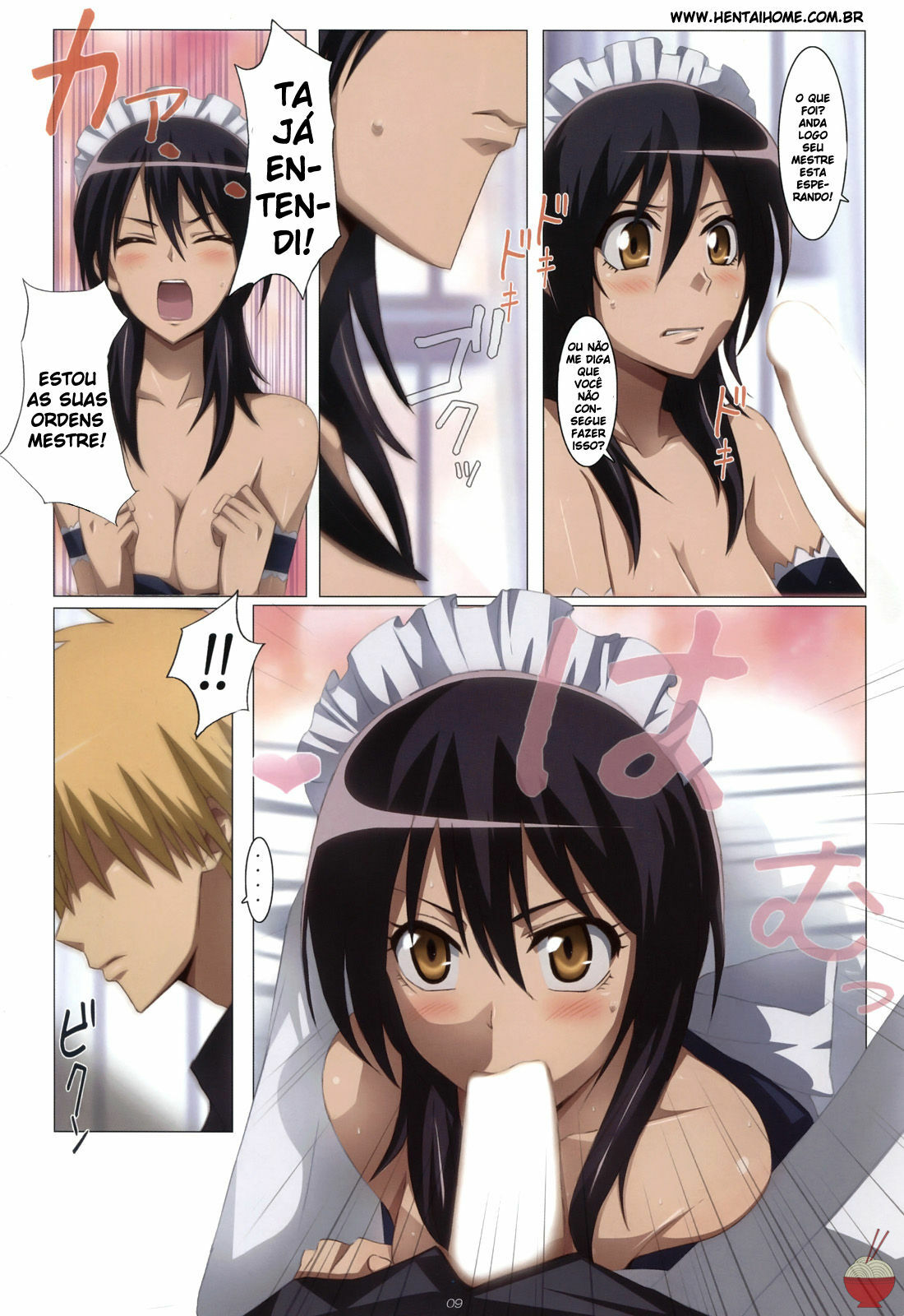 (C79) [Yowatari Kouba (Jet Yowatari)] Meid in Maid-sama! (Kaichou wa Maid-sama!) [Portuguese-BR] [hentaihome.com.br] page 9 full