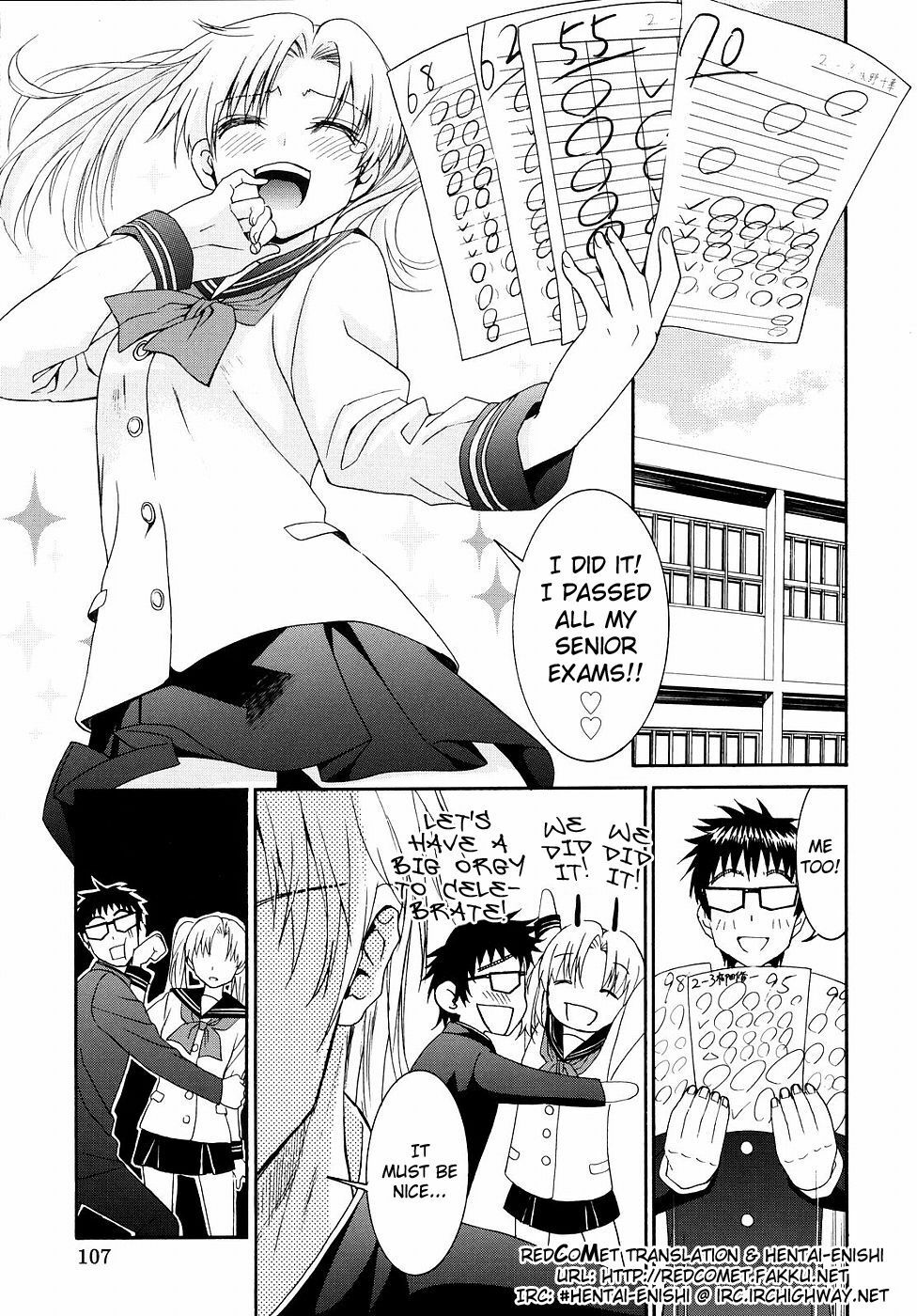 [Enomoto Heights] Yanagida-kun to Mizuno-san 2 [English] [RedCoMet + Hentai-Enishi] [Decensored] page 112 full