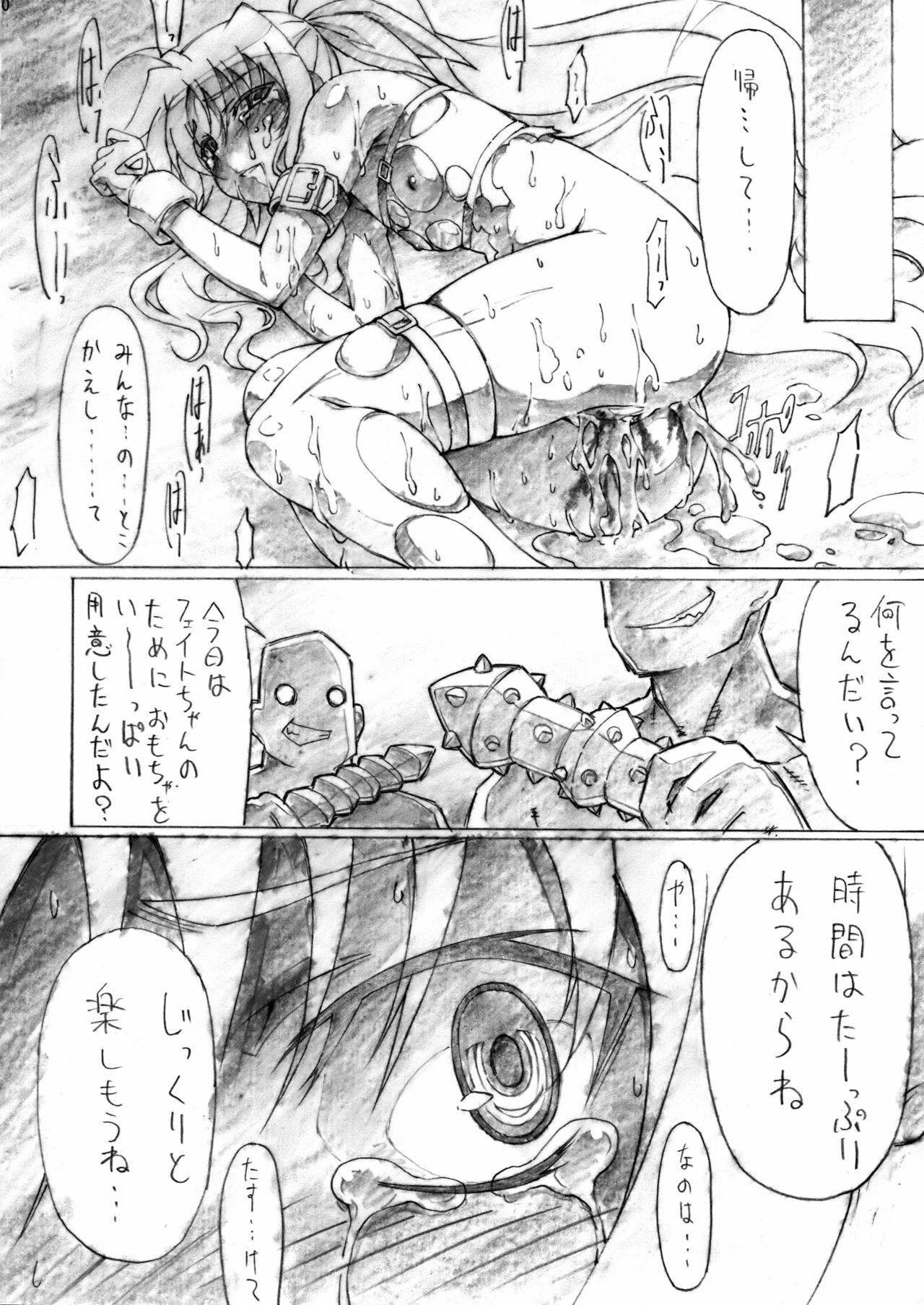 (C78) [PHYSALIS (Seresu, Kuronei)] Suikan Versus (Mahou Shoujo Lyrical Nanoha) page 9 full