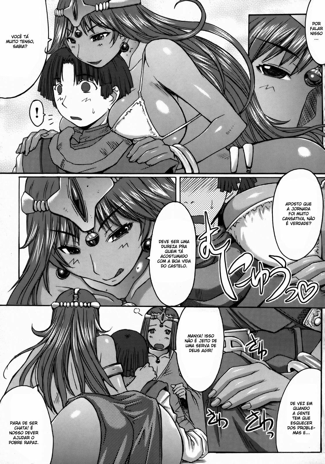 (C73) [Bakunyu Fullnerson (Kokuryuugan)] Shangri-la (Dragon Quest IV) [Portuguese-BR] [BartSSJ] page 8 full