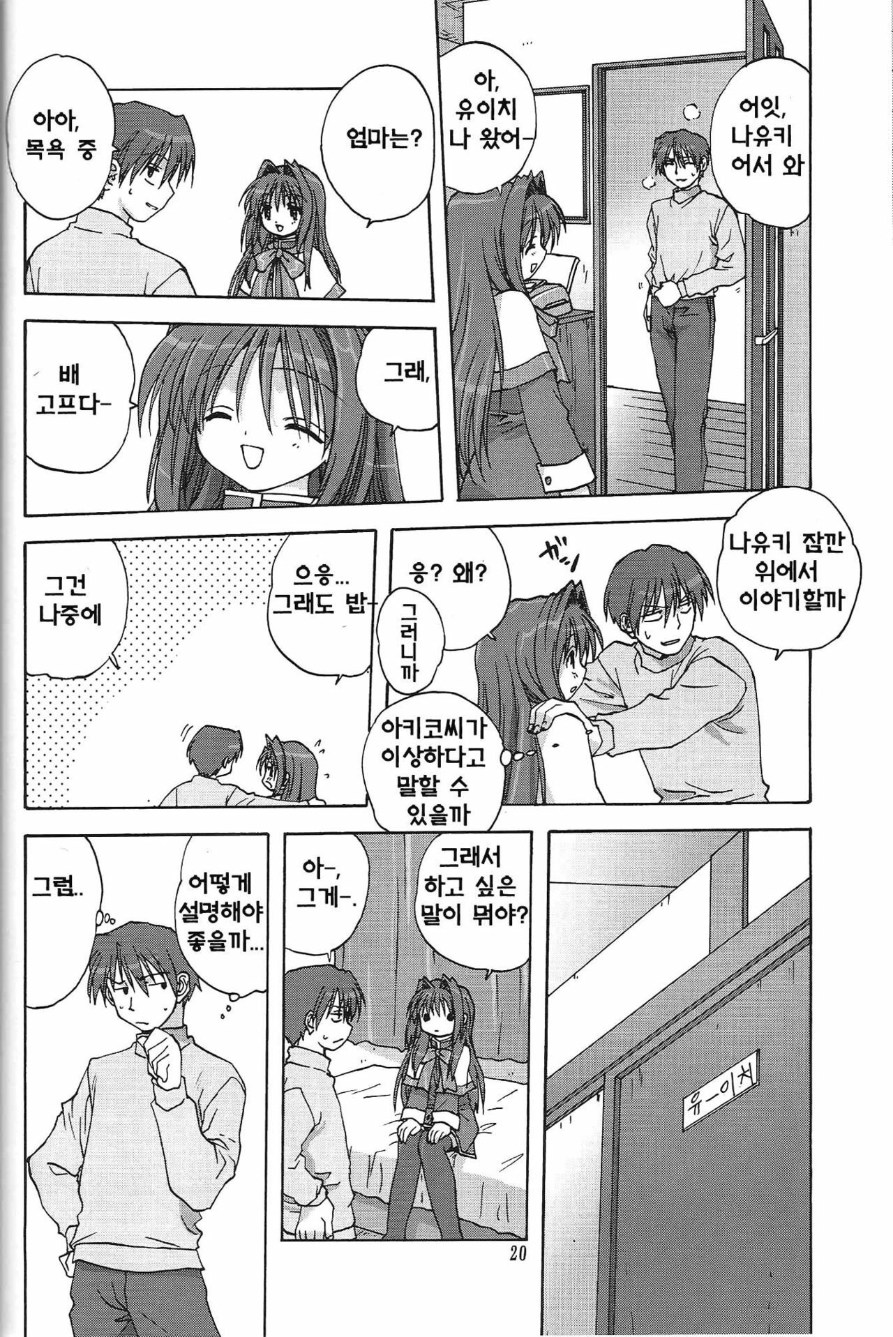 (C72) [Mitarashi Club (Mitarashi Kousei)] Sweet Jam -Kanzen ban- (Kanon) [Korean] page 19 full