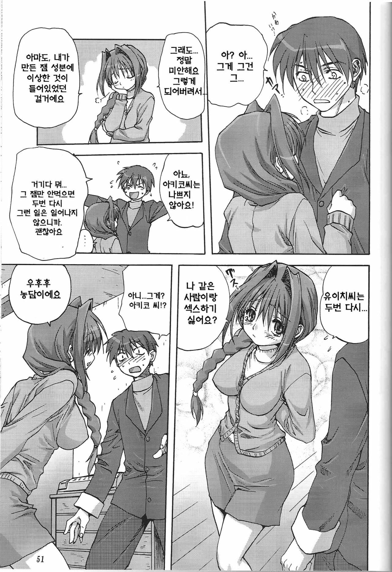 (C72) [Mitarashi Club (Mitarashi Kousei)] Sweet Jam -Kanzen ban- (Kanon) [Korean] page 50 full