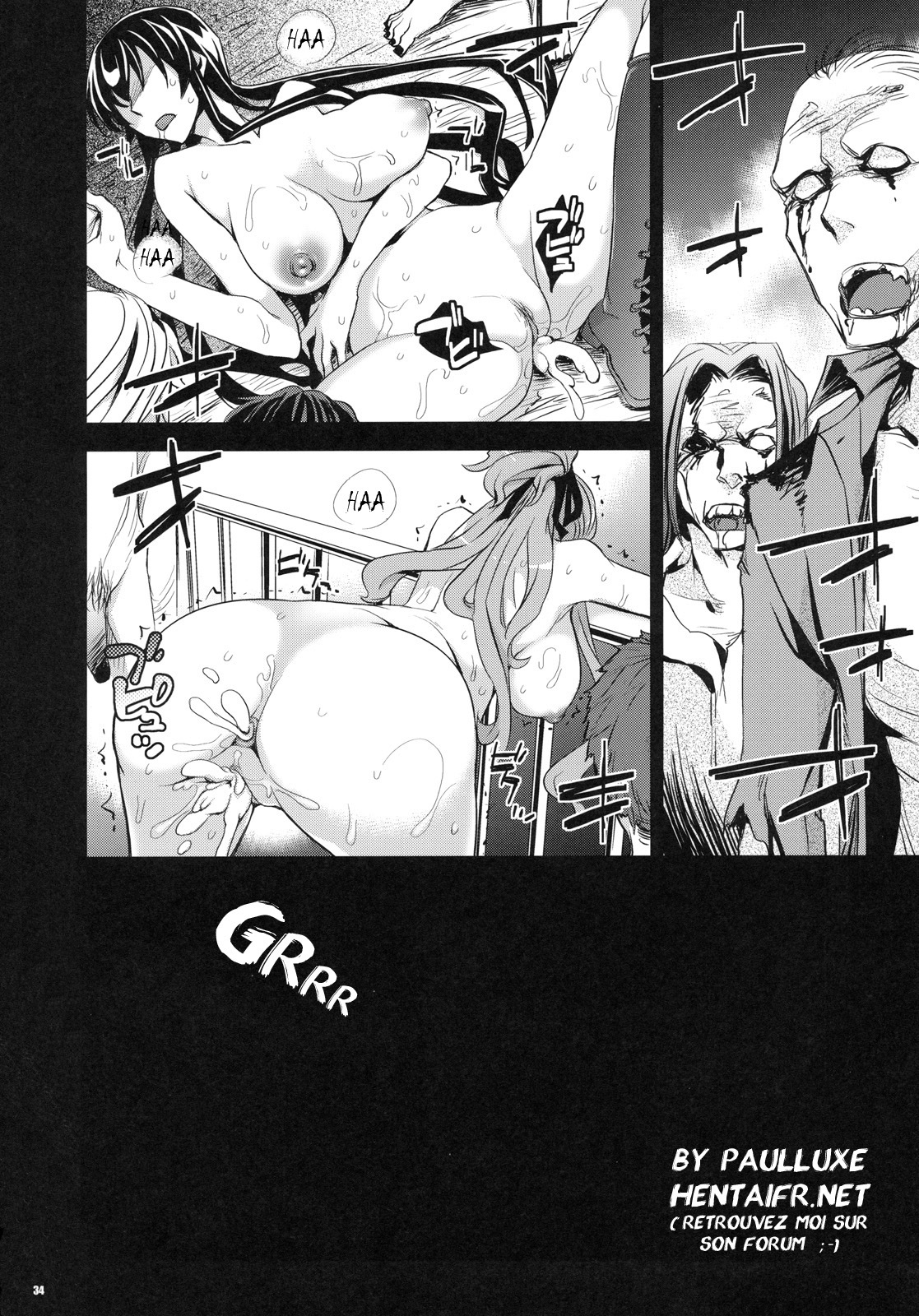 (C79) [Crazy9 (Ichitaka)] Rape of The Dead (Highschool of The Dead) [French] {HFR} page 33 full