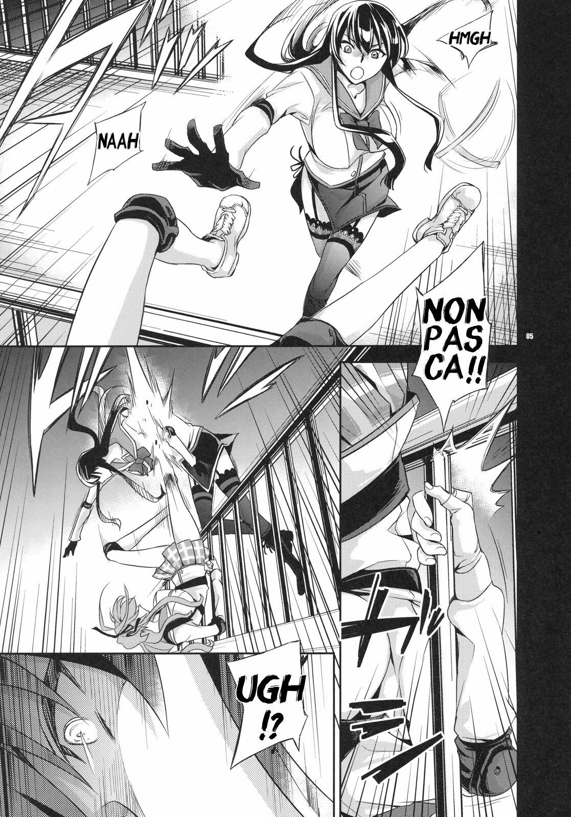 (C79) [Crazy9 (Ichitaka)] Rape of The Dead (Highschool of The Dead) [French] {HFR} page 4 full