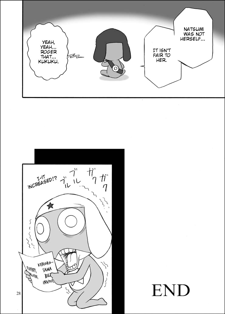 (C71) [Pekopon Shinryaku Hyougikai (Shichimi Hacchin)] Pekoponjin Ryoujoku Shirei (Keroro Gunsou) [English] [rookie84] page 25 full