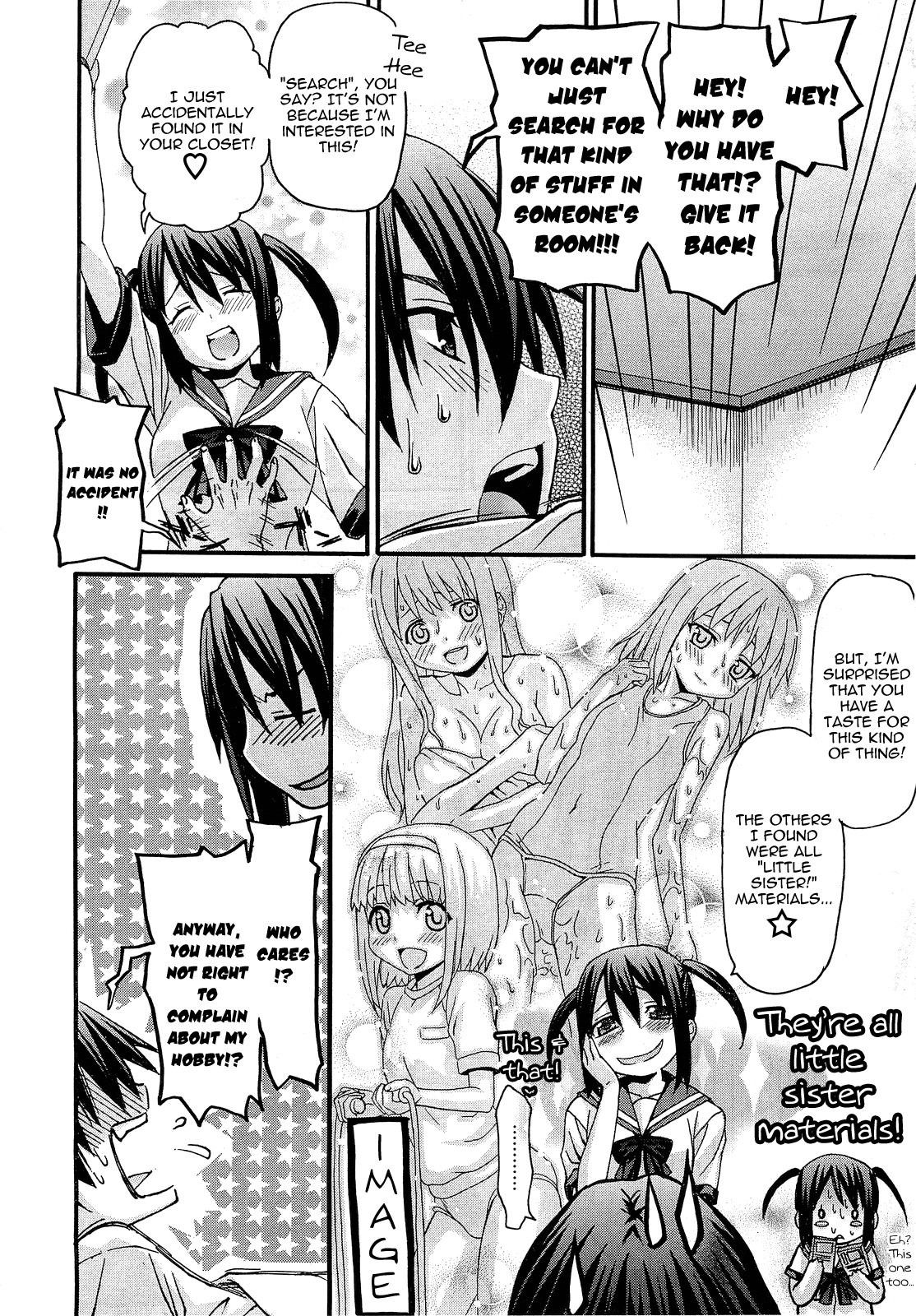 [Saegusa Kohaku] Imouto Fushin or...!? | Little Sister Insincerity or...!? (COMIC Megastore 2010-12) [English] [Yoroshii] page 4 full