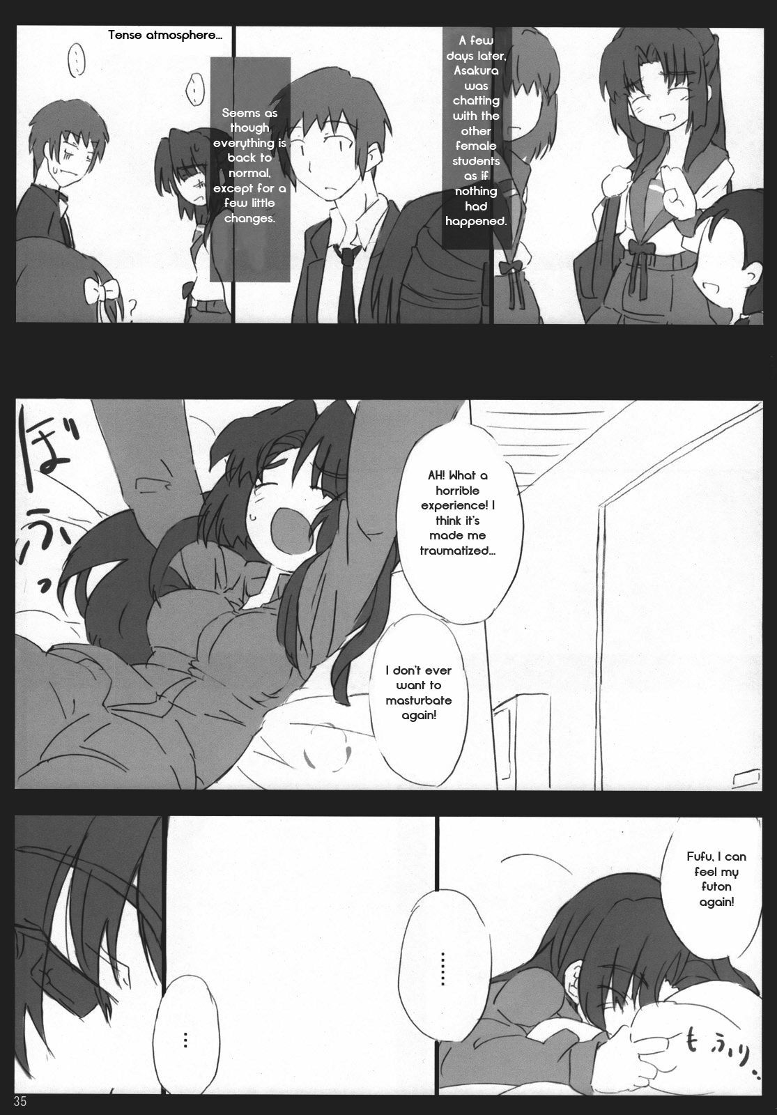 (CosCafe19) [Great Acta (Tokyo)] Omo ni Asakura-san na Hon 3 (Suzumiya Haruhi no Yuuutsu) [English] [Forth_Lancer] page 34 full