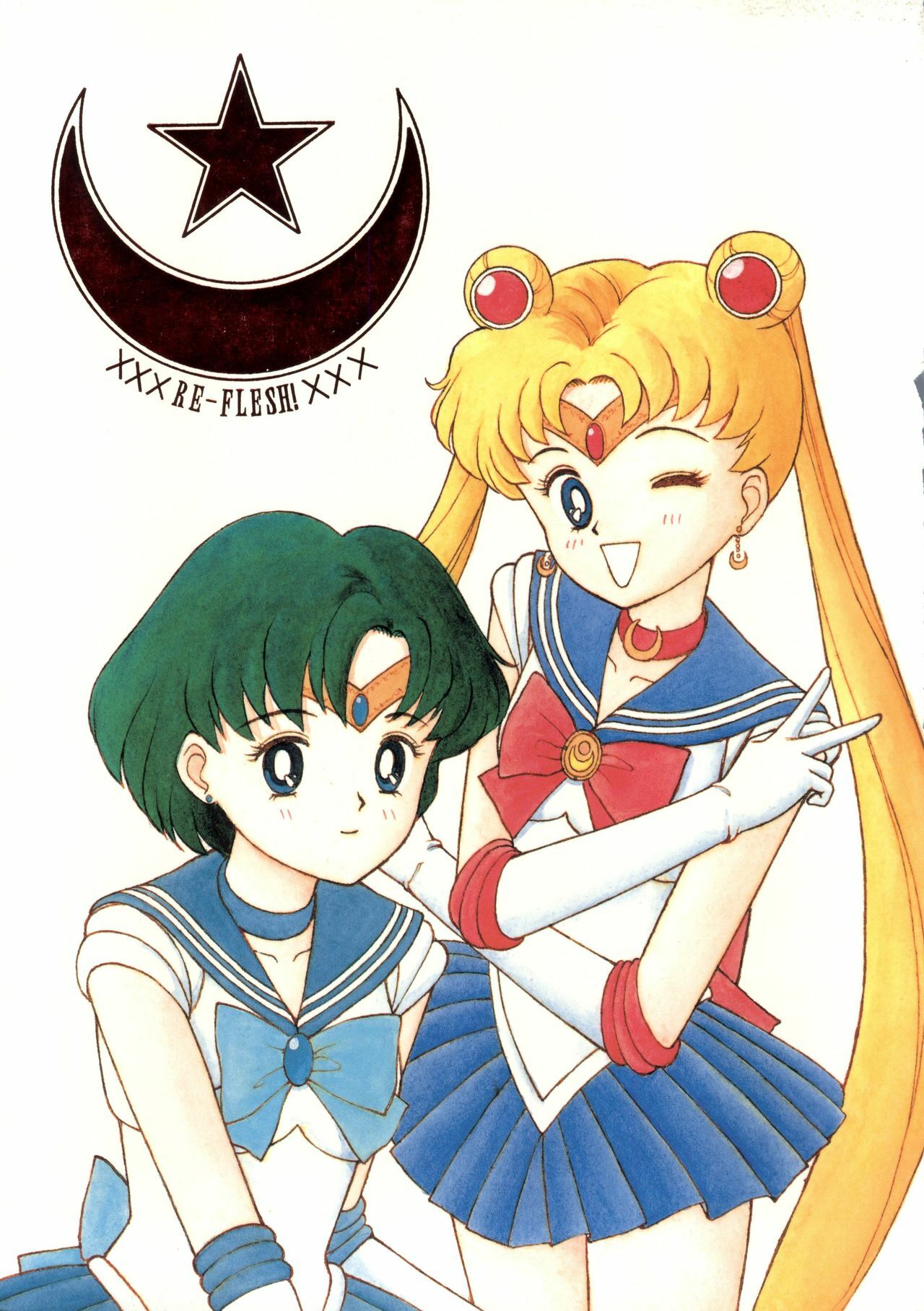 [Himitsu Kessha Tsuki to Yousei] Re-Flesh! (Sailor Moon) page 1 full