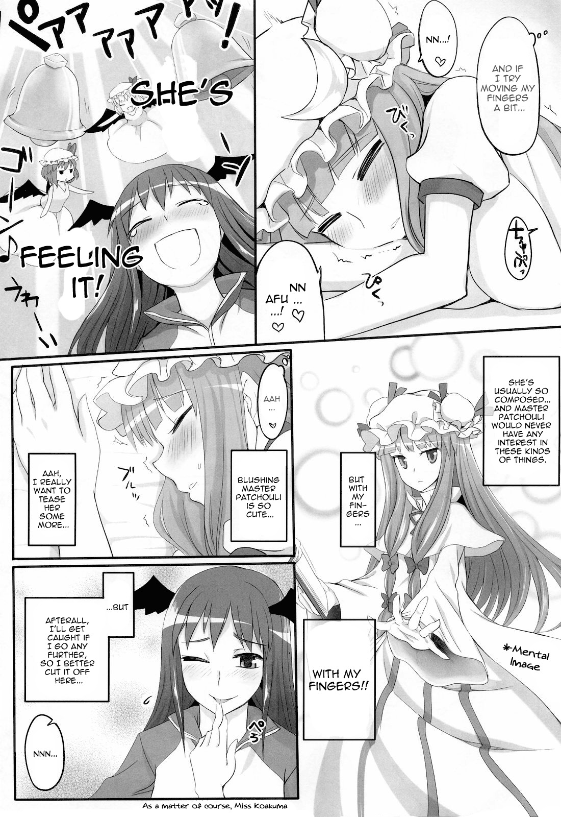 (Reitaisai 8) [Ryokucha Combo (Chameleon)] Pachu Minkan | Patchy Sleep Play (Touhou Project) [English] [U MAD] page 10 full