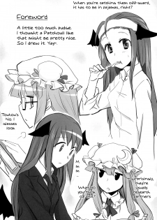 (Reitaisai 8) [Ryokucha Combo (Chameleon)] Pachu Minkan | Patchy Sleep Play (Touhou Project) [English] [U MAD] - page 3