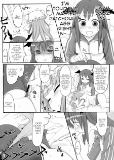 (Reitaisai 8) [Ryokucha Combo (Chameleon)] Pachu Minkan | Patchy Sleep Play (Touhou Project) [English] [U MAD] - page 9