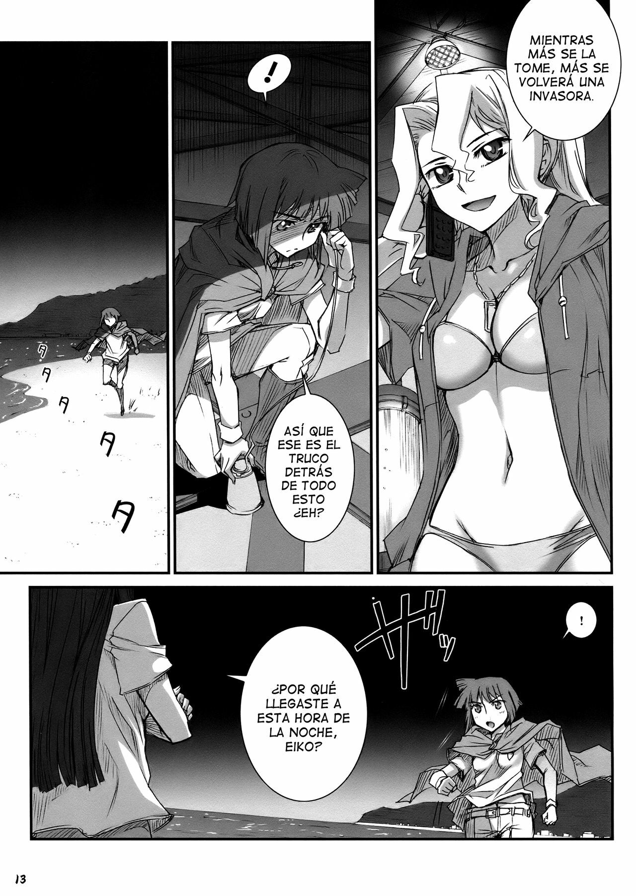 (C79) [Aneko no Techo (Koume Keito)] Ika Musu Meshi (Shinryaku! Ika Musume) [Spanish] [Lateralus-Manga] page 12 full