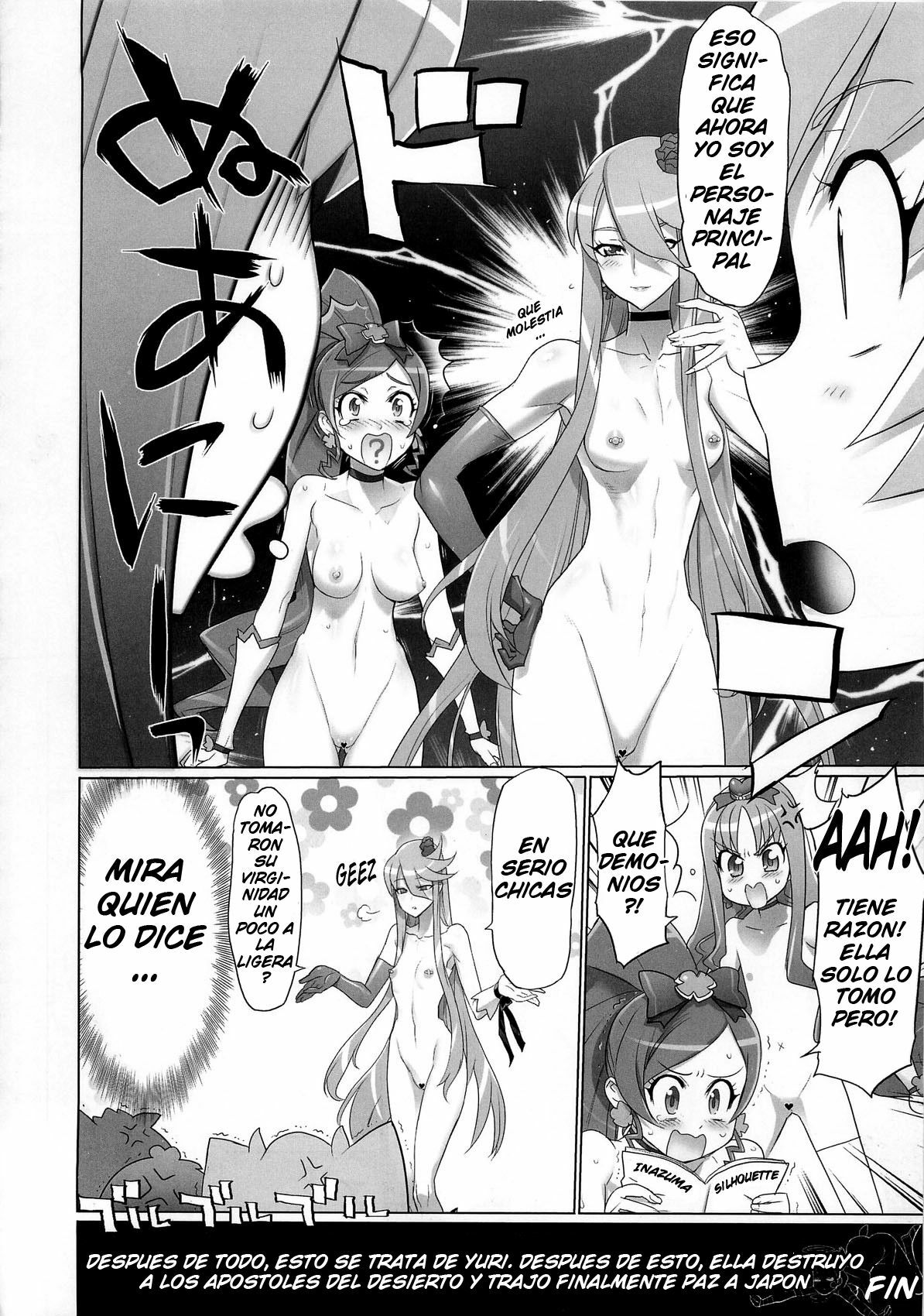 (C79) [Digital Accel Works (INAZUMA)] INAZUMA SILHOUETTE (HeartCatch Precure!) [Spanish] [Hellscythe] page 34 full