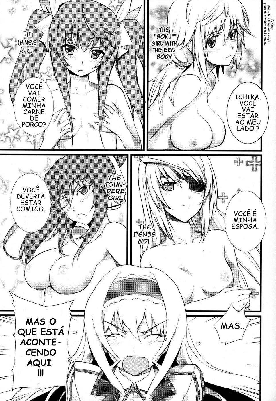 (COMIC1☆5) [FukaFuka Tenshoku (Popuran)] Cecilia no Yuuutsu (Infinite Stratos) [Portuguese] page 2 full