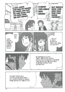 (C77) [Rokudenashi] Omokaji Ippai Ippai (Suzumiya Haruhi no Yuutsu) [Korean] - page 12