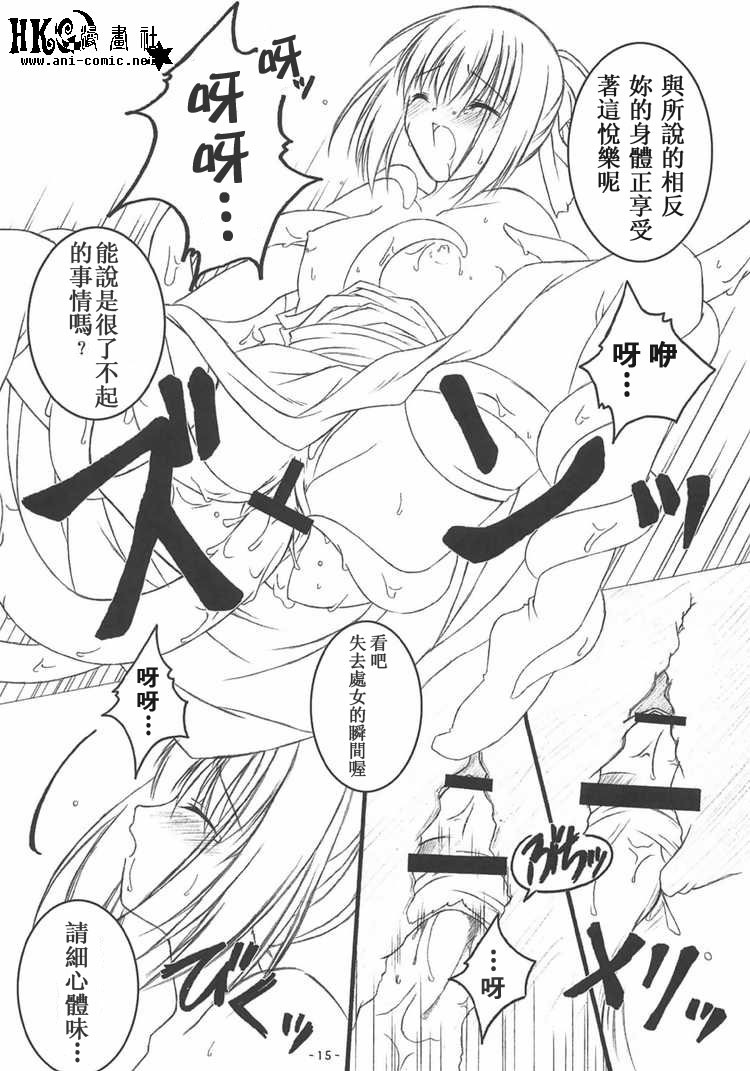 (CR36) [HINAHINA BOX (Hinapopon)] Kairaku no Utage (Fate/stay night) [Chinese] [HKG漫畫課] page 14 full