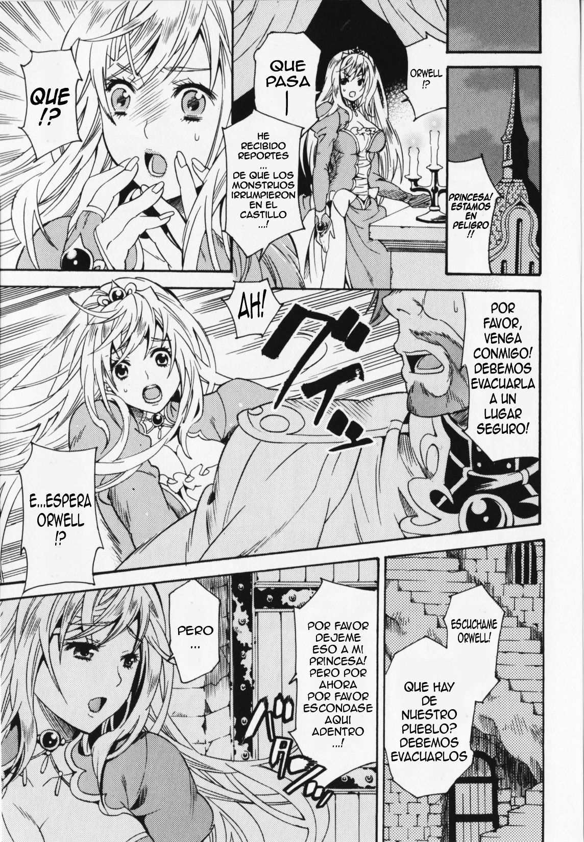 [Umekichi] Ikenie Koujo Ether | El Sacrificio de la Princesa Ether (HEROIC MANIA) [Spanish] [Kallen-Kozuki] page 4 full