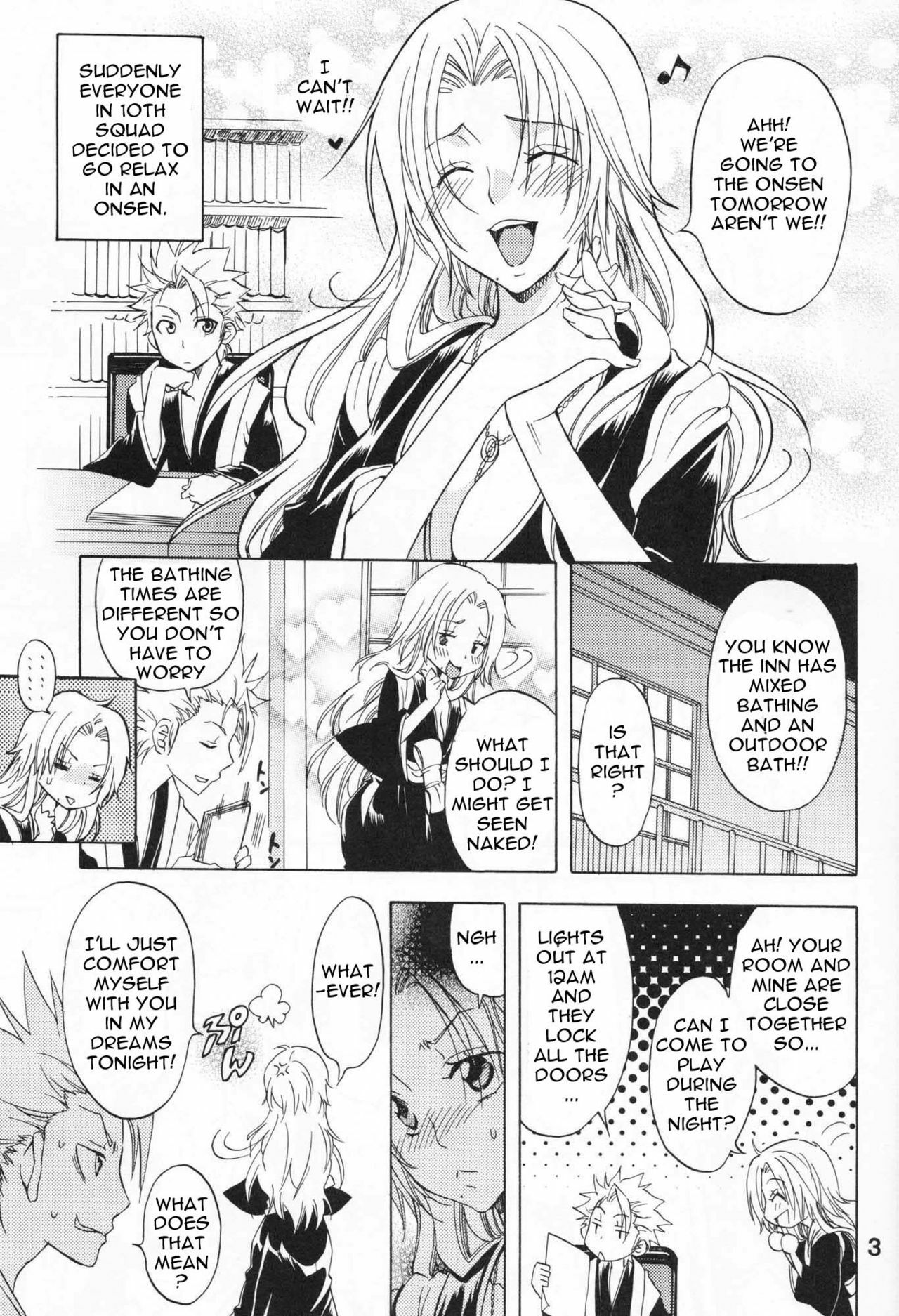 (C74) [Kurione-sha (YU-RI)] Kokuchou Enbi (Bleach) [English] {doujin-moe.us} page 2 full