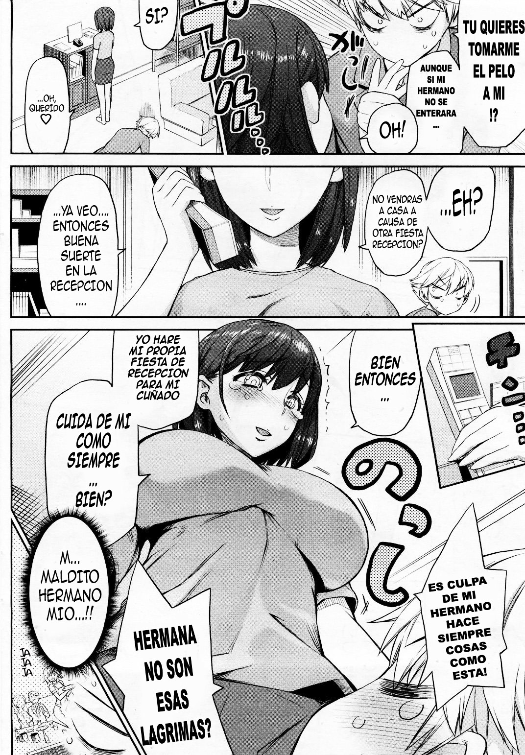 [Wamusato Haru] Nee-san Komarimasu | Cuñada Problema (COMIC HOTMiLK 2011-06) [Spanish] [Kallen-Kozuki] page 4 full