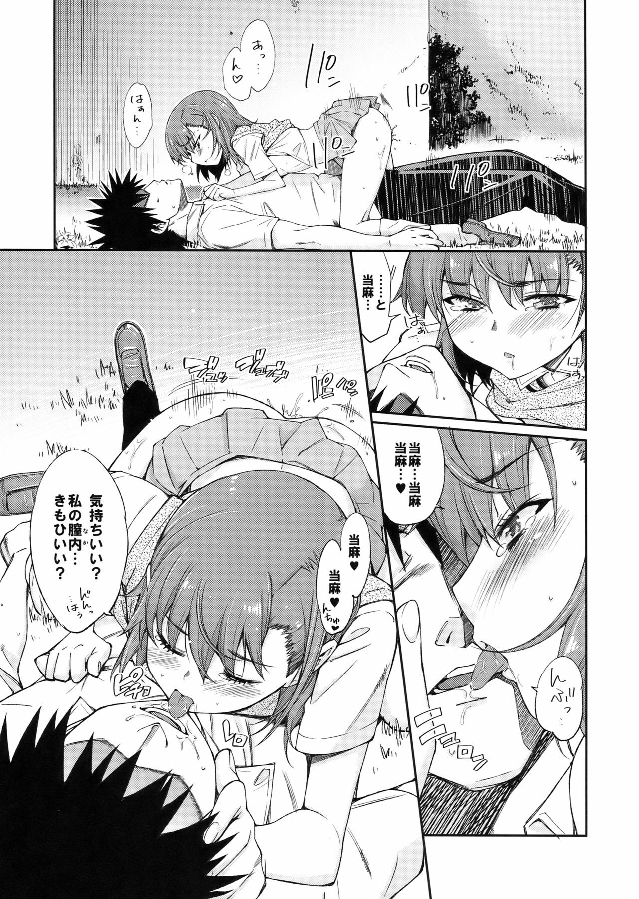 (C78) [Sibou Suitei Jikoku (Tehen)] Ore no Biribiri ga Konna ni Eroi wake ga nai (Toaru Majutsu no Index) page 22 full