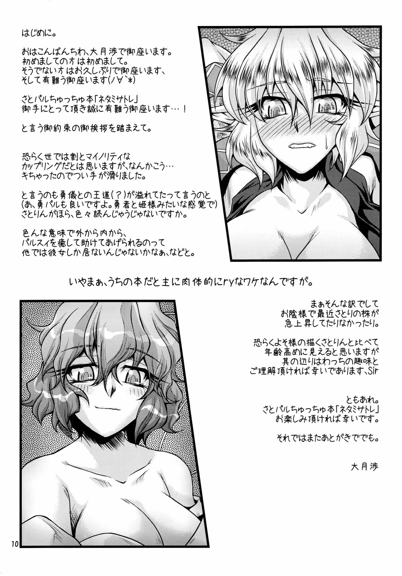 (Air Reitaisai 8) [Kougeki (Ootsuki Wataru)] Netami Satore (Touhou Project) [English] [biribiri] page 9 full