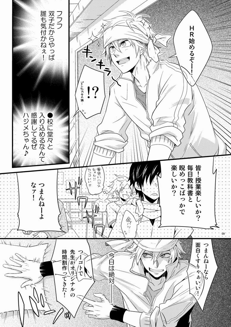 [Panda 4gou (Shima Kyousuke)] Hajime-sensei to Otona no Hoken Taiiku. (Pop'n Music) page 8 full