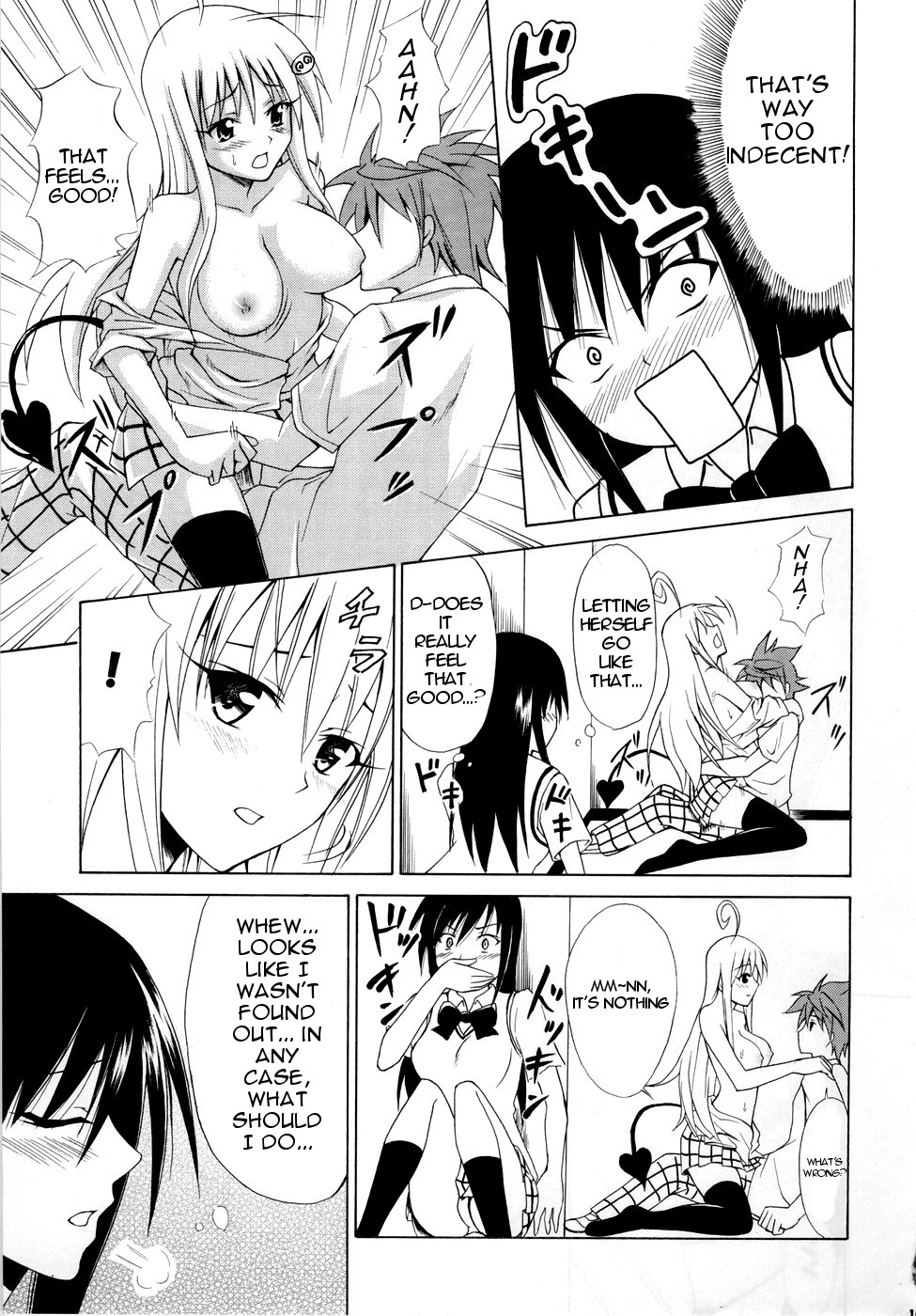 (C74) [TORA MACHINE (Kasukabe Taro)] Harenchitte Level Janezo! | That's not the Level of Indecency! (To LOVE-Ru) [English] [Team Vanilla] page 16 full