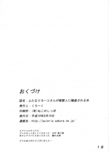 (C72) [Aurelia (Kurouku)] Futanari Yoko-san ga Buta Juujin ni Rinkan sareru Hon (Tengen Toppa Gurren Lagann) - page 18