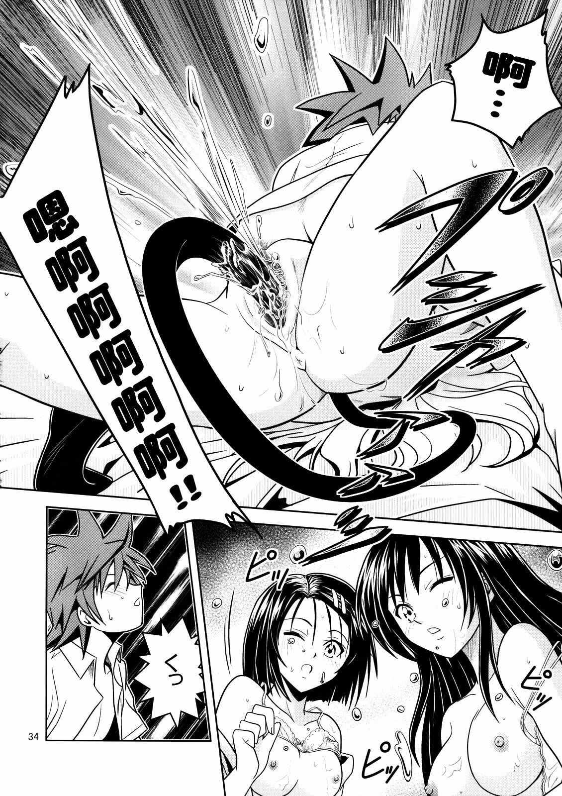 [Gangontou (Fukori)] Anoko-tachi ga Taihen na Koto ni Nattemasu 2 (To LOVE-Ru) [Chinese] [SENSE汉化小队] page 33 full