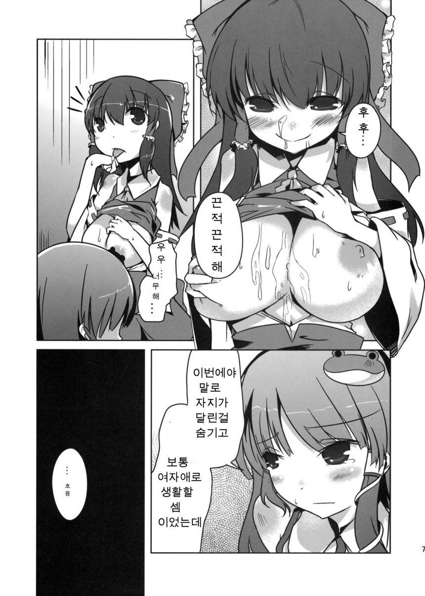 (C76) [Katamichi Kippu (Mikage Sekizai)] Konna Gensoukyou (Touhou Project) [Korean] page 9 full