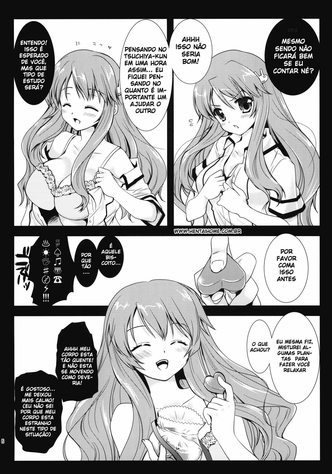 [Kurosawa pict (Kurosawa Kiyotaka)] Himeji-san to Test Benkyou (Baka to Test to Shoukanjuu) [Portuguese-BR] [hentaihome.com.br] page 5 full