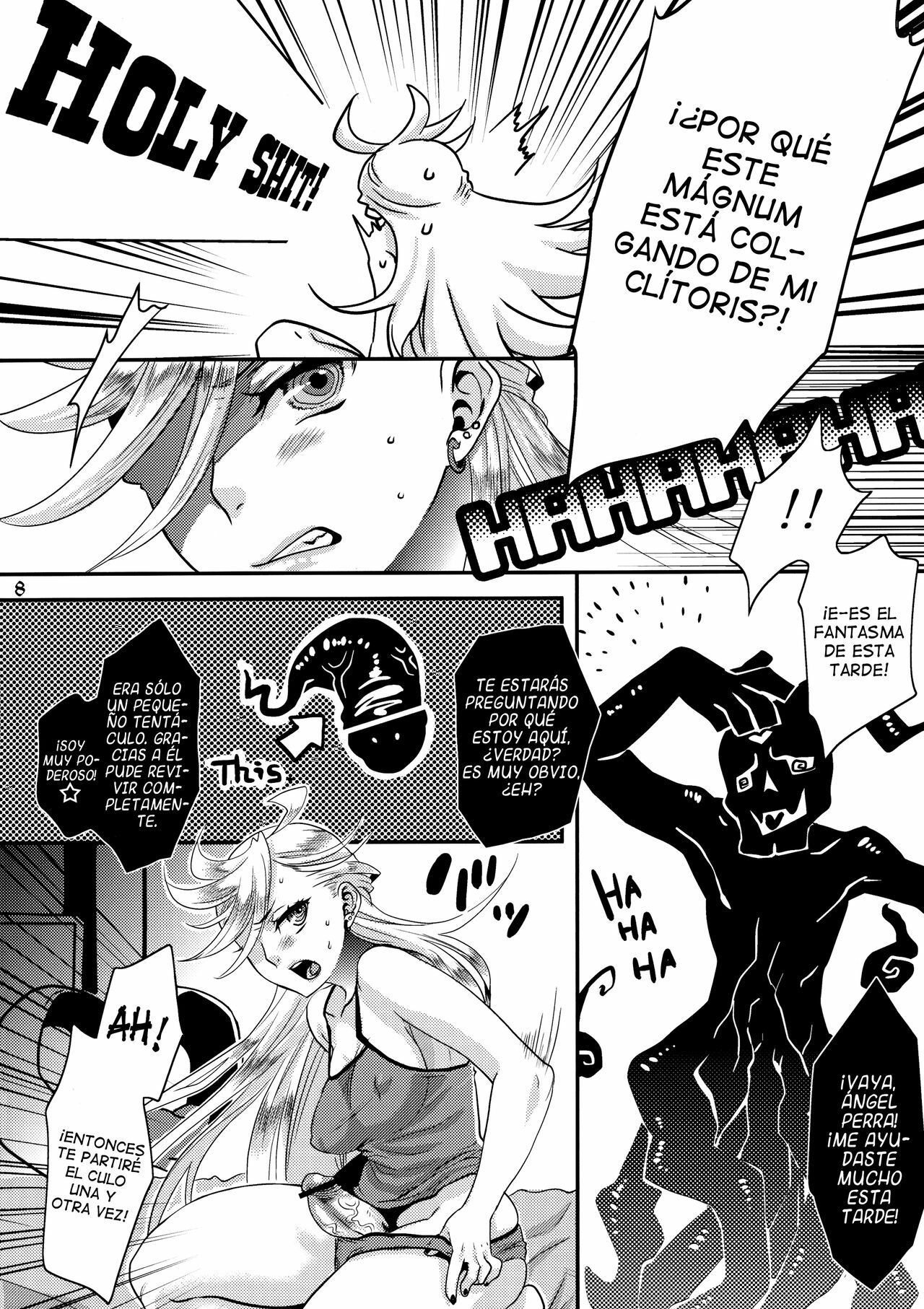 (C79) [Pish Lover (Amatake Akewo)] Delicious Milk (Panty & Stocking with Garterbelt) [Spanish] [Lateralus-Manga] page 7 full