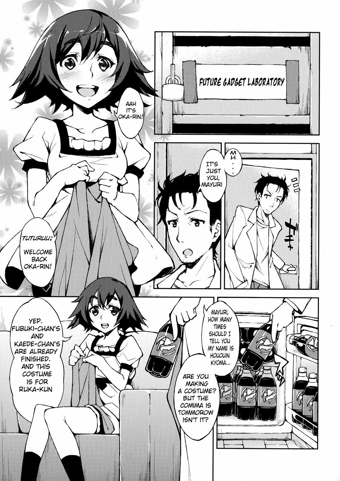 (COMIC1☆5) [Hannama (Serere)] ChucChuRu~♪ (Steins;Gate) [English] [Kibitou4Life] page 2 full