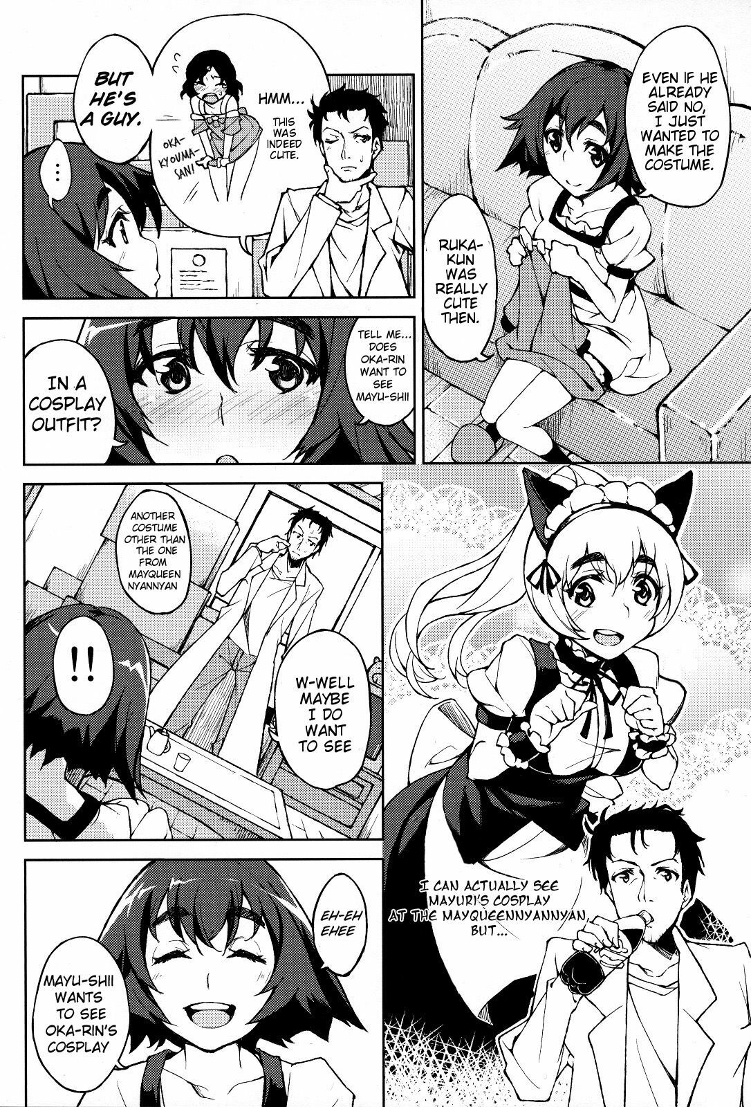 (COMIC1☆5) [Hannama (Serere)] ChucChuRu~♪ (Steins;Gate) [English] [Kibitou4Life] page 3 full