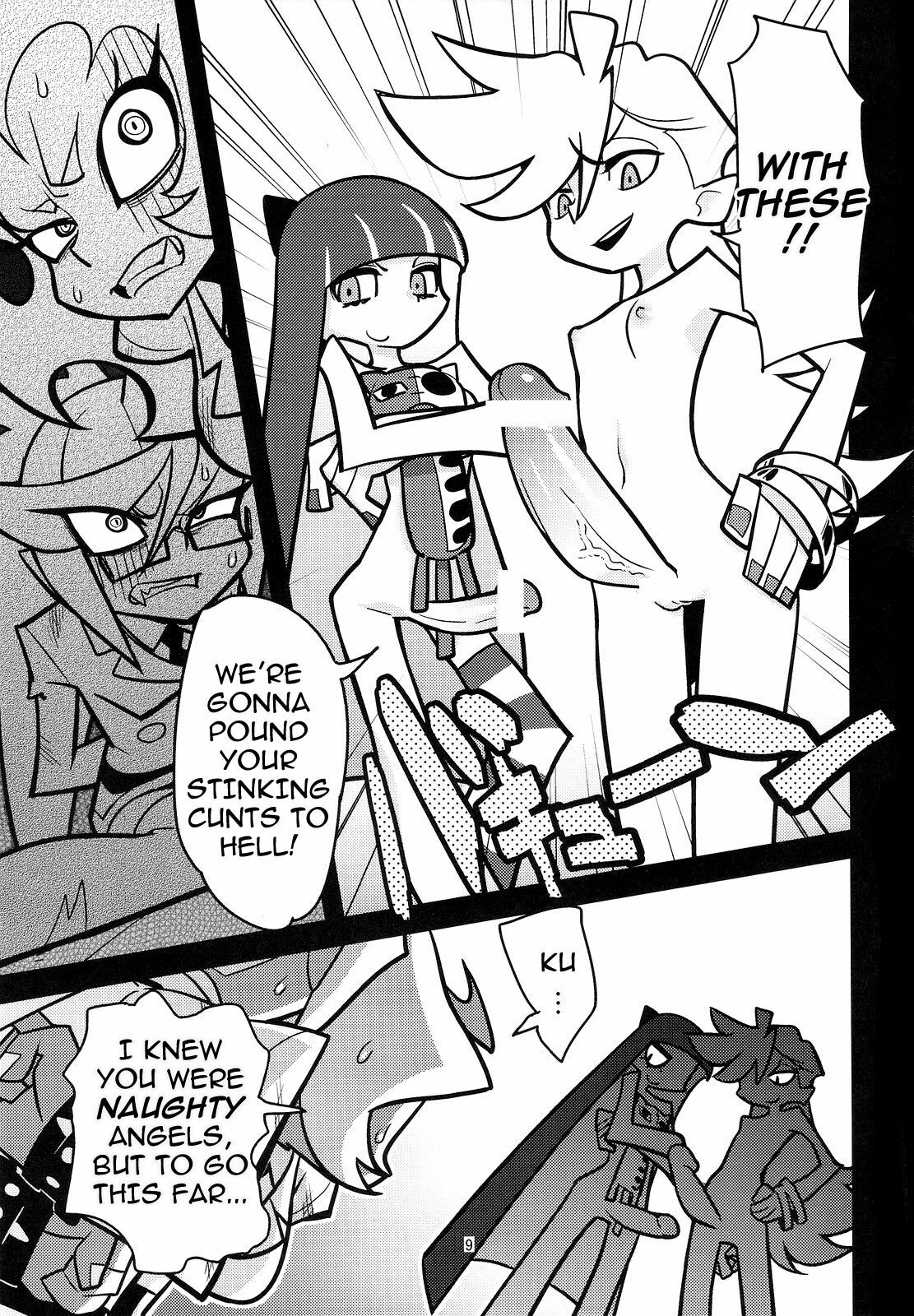 [Hamanasu Chaya (Hamanasu)] Oshioki! Demon Sisters | Punishment! Demon Sisters (Panty & Stocking with Garterbelt) [English] =Pineapples r' Us= page 10 full