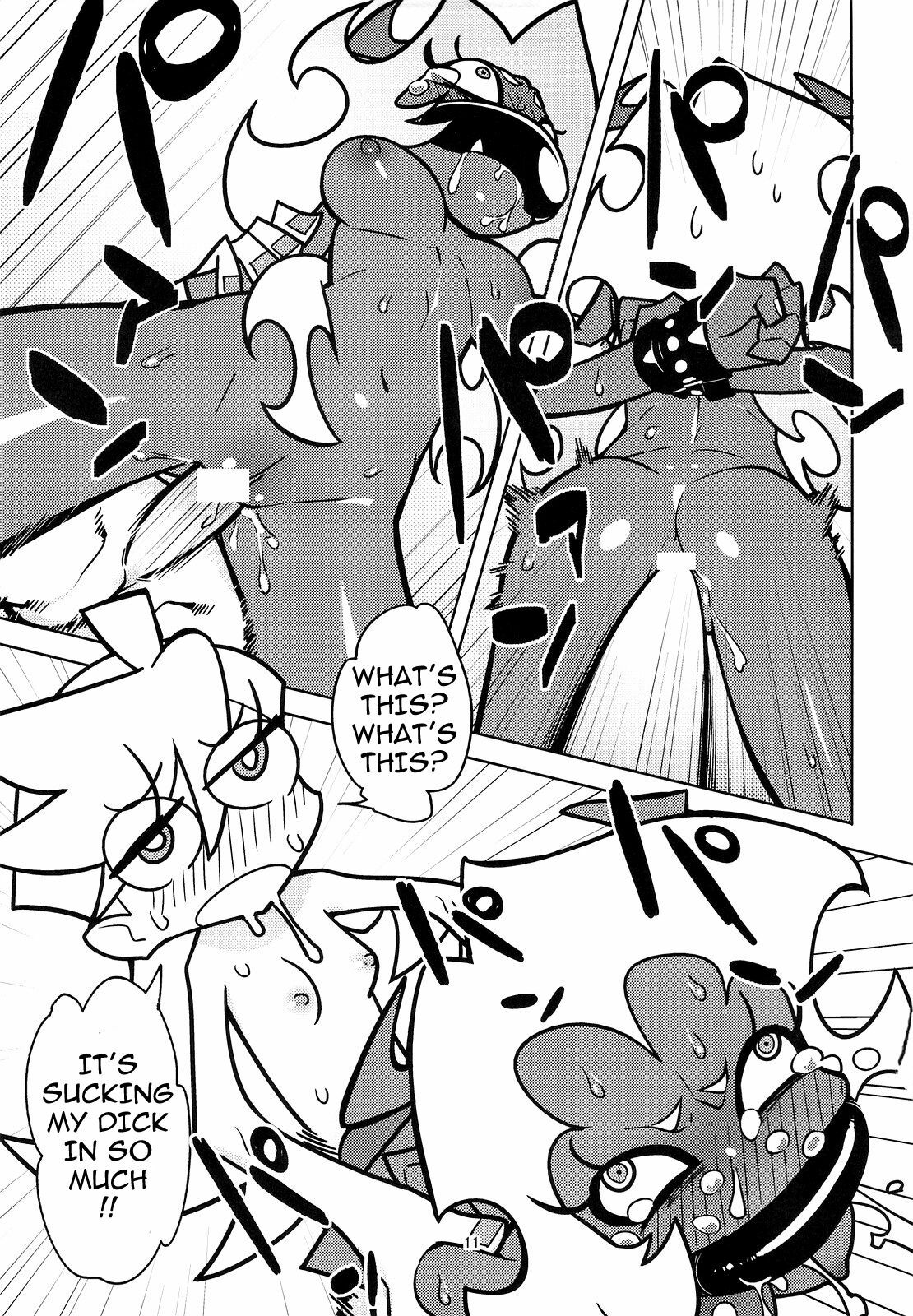 [Hamanasu Chaya (Hamanasu)] Oshioki! Demon Sisters | Punishment! Demon Sisters (Panty & Stocking with Garterbelt) [English] =Pineapples r' Us= page 12 full