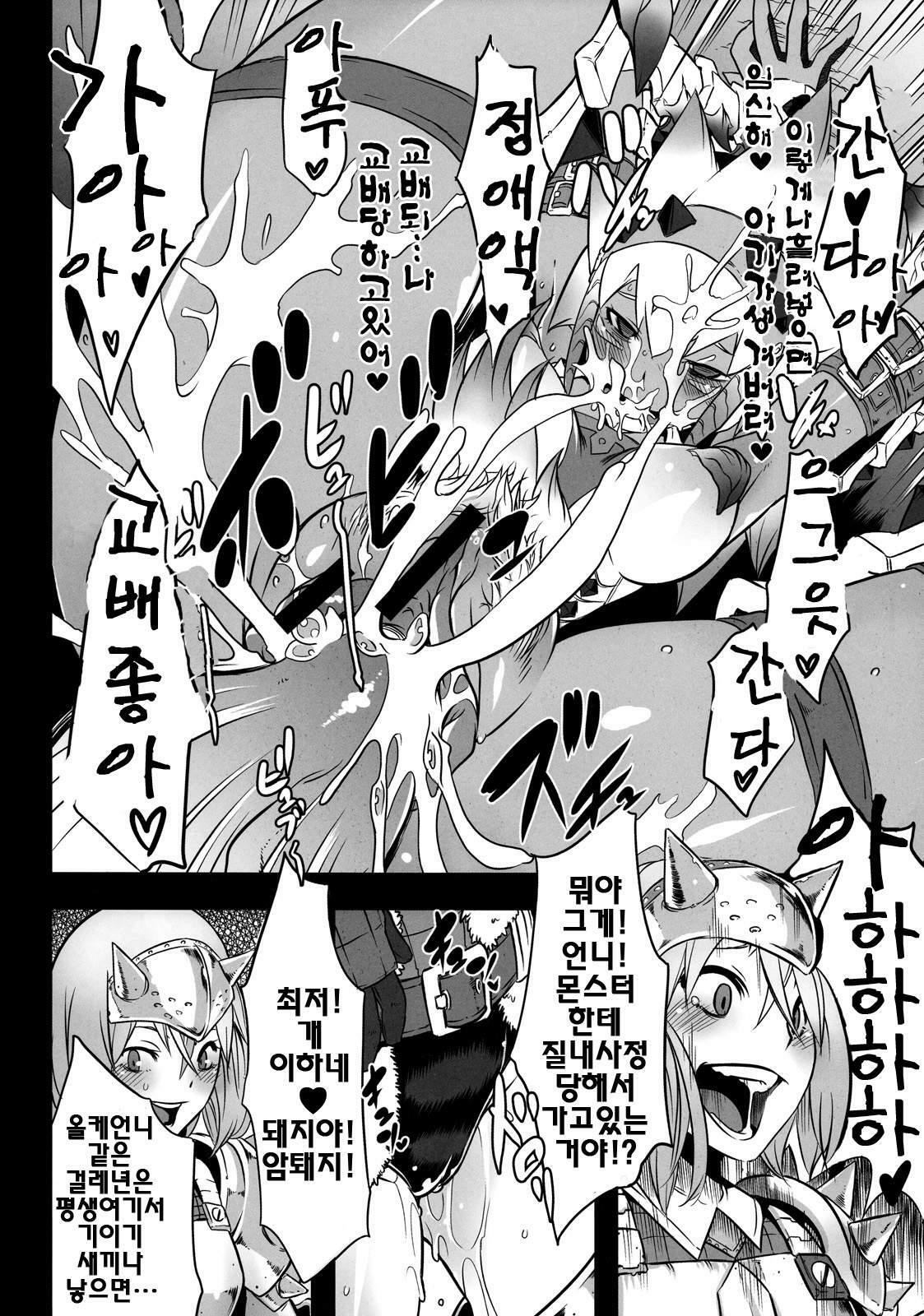 (C77) [DA HOOTCH (ShindoL)] Hanshoku Nebura | 번식 네브라 (Monster Hunter) [Korean] [팀☆면갤] page 24 full