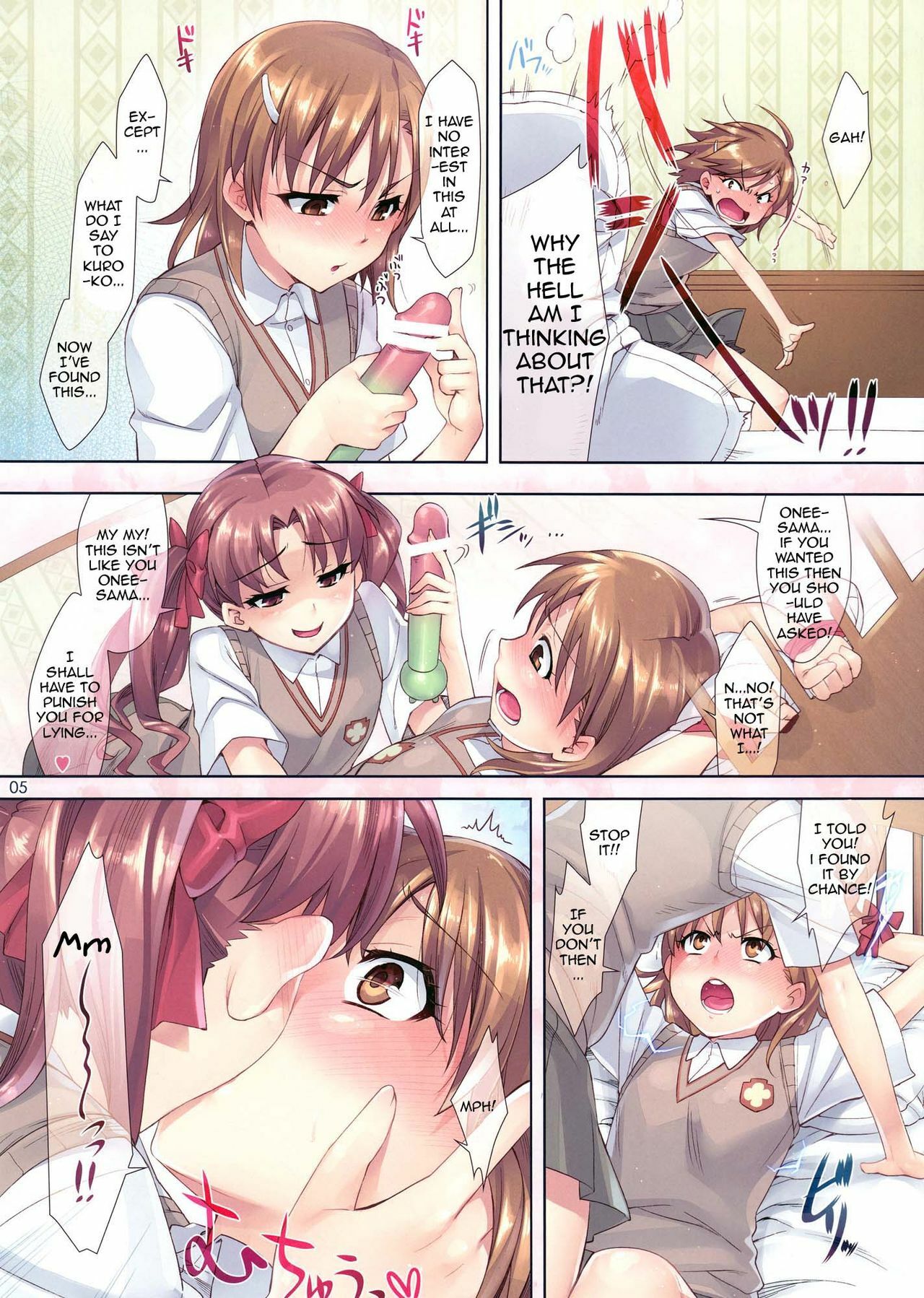 (COMIC1☆4) [ReDrop (Miyamoto Smoke, Otsumami)] Mousou Railgun (Toaru Kagaku no Railgun) [English] {doujin-moe.us} page 5 full