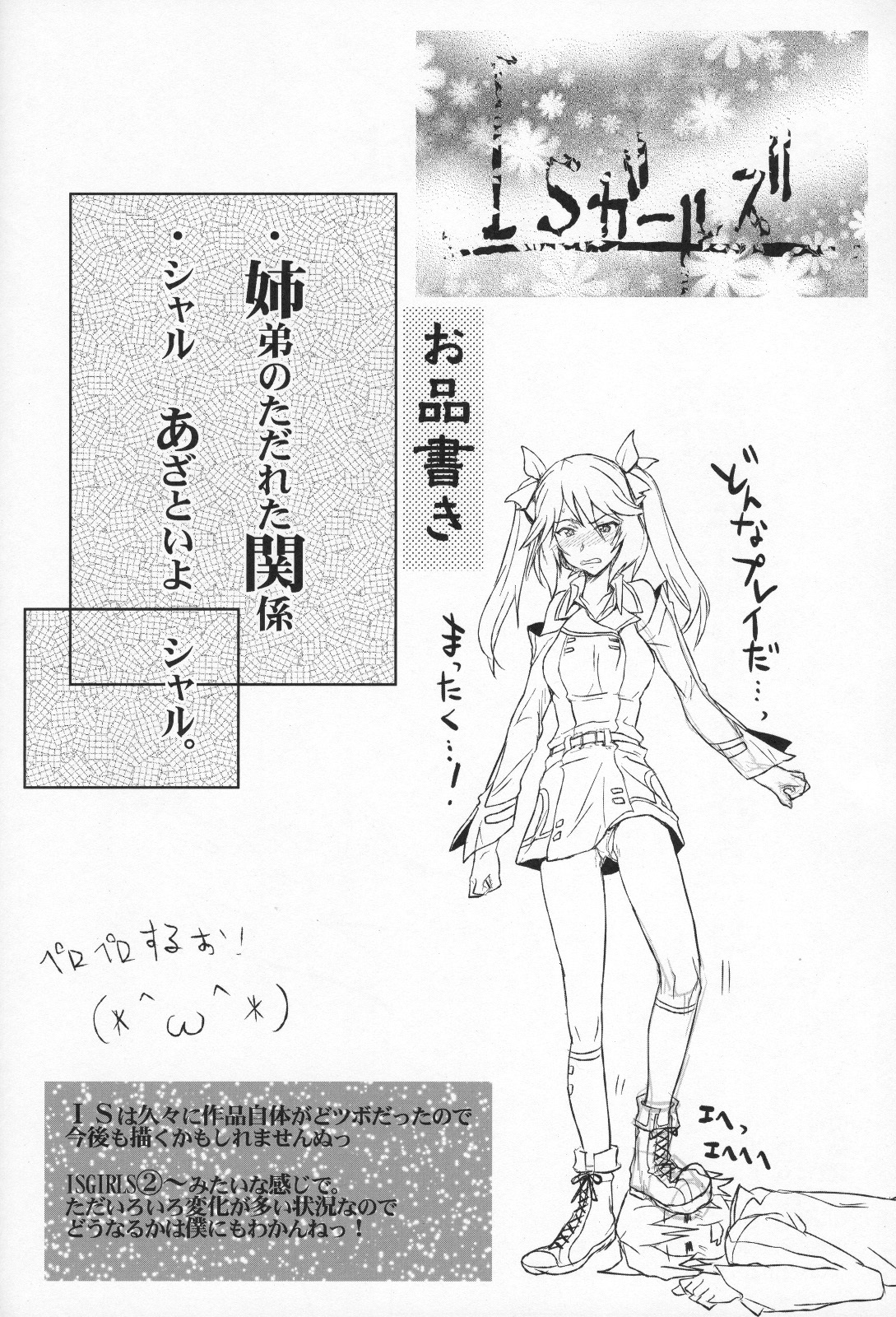 (COMIC1☆5) [RIBI Dou (Higata Akatsuki)] IS Girl's (IS ) page 3 full