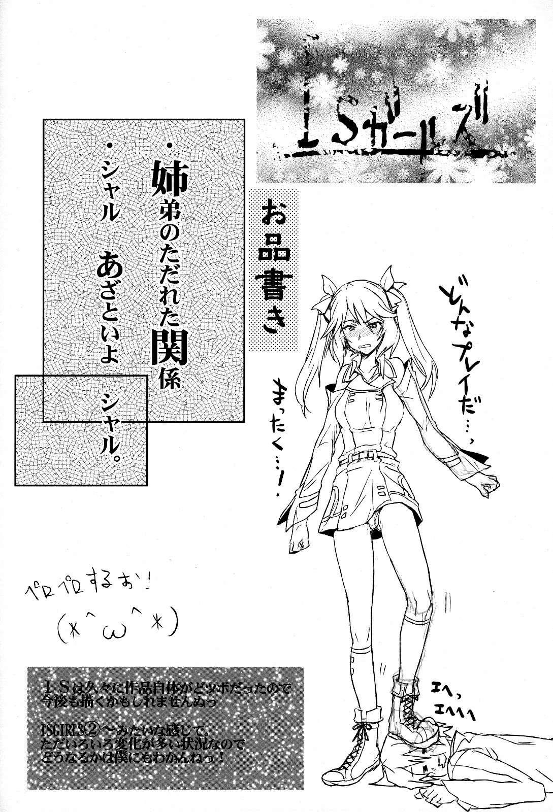 (COMIC1☆5) [RIBI Dou (Higata Akatsuki)] IS Girl's (IS ) [English] [Kibitou4Life] page 3 full