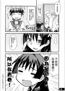 (COMIC1☆4) [Hagane Koubou (Haganema)] Flower Girls (Toaru Kagaku no Railgun) [Chinese] [漢化組漢化組] - page 15