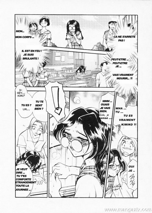 [Chiba Jirou] Henshin! Tonari no Kimiko-san Ch. 1 | Were-Slut 1 [French] page 11 full